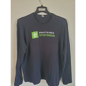 DraftKings Sportsbook Mens XL Black Long Sleeve T Shirt